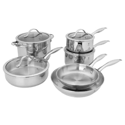 Henckels Aragon 10-pc Stainless Steel Cookware Set