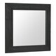 preview thumbnail 1 of 2, Kare Mirror Black Black