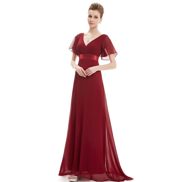 Ever-Pretty Womens Glamorous double V-neck Evening Dress 09890