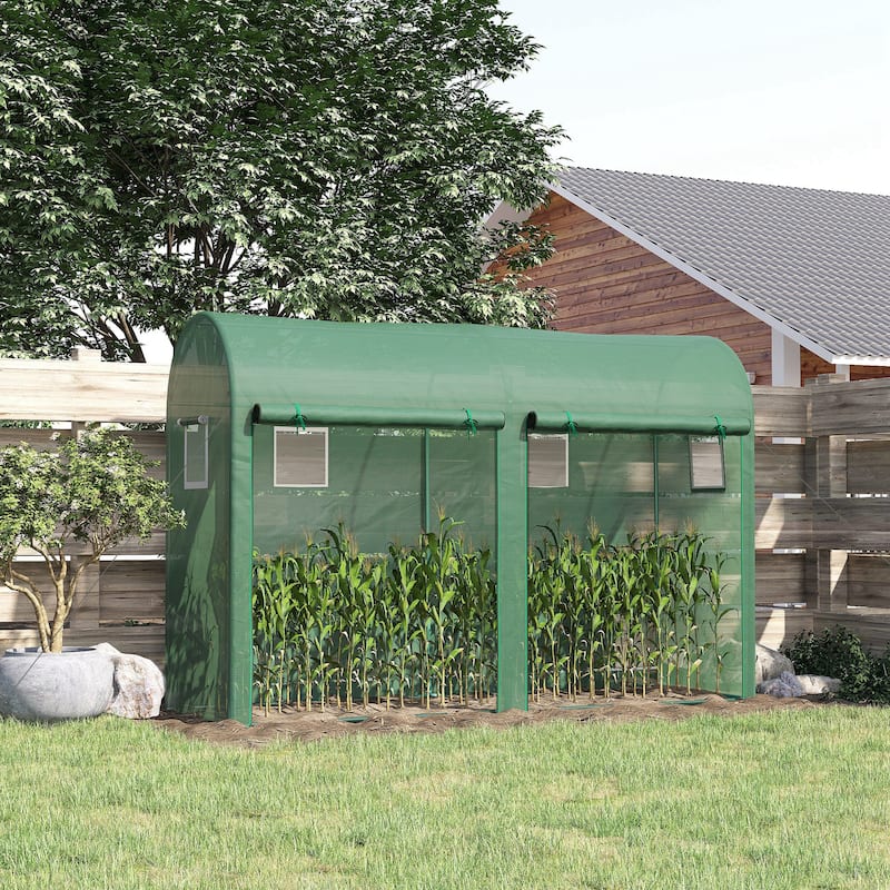 Outdoor Garden Greenhouse - Plastic/Steel - Portable