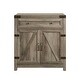 preview thumbnail 28 of 37, Middlebrook 30-inch Rustic Barn Door Accent Cabinet
