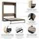 preview thumbnail 70 of 88, Pur 65W Queen Murphy Bed for Multipurpose Room by Bestar