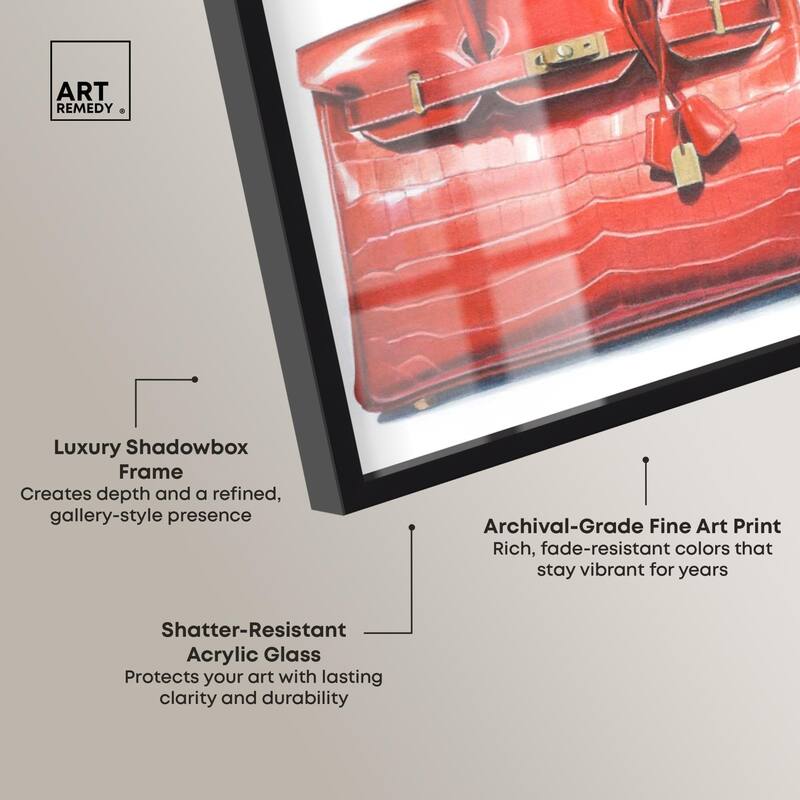 Doll Memories - Red Dream Shadowbox by Art Remedy