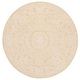 preview thumbnail 35 of 37, SAFAVIEH Handmade Ebony Gilia Modern Wool Rug 6' Round - Ivory/Gold - Round