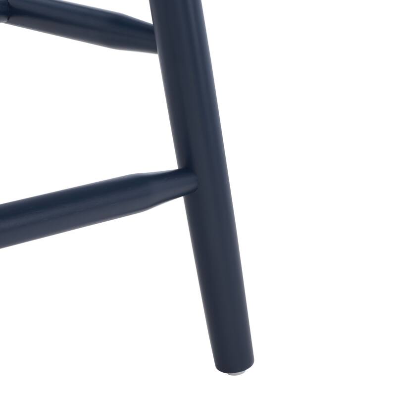 SAFAVIEH Biddie 24-inch Spindle Farmhouse Counter Stool (Set of 2) - 20" W x 21" D x 39" H - 20"W x 21"D x 39"H