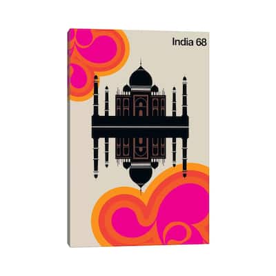 iCanvas "India 68" by Bo Lundberg Canvas Print
