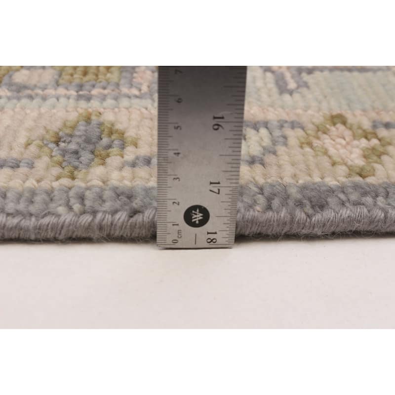 ECARPETGALLERY Hand-knotted Jules Serapi Grey Wool Rug - 7'10 x 9'11