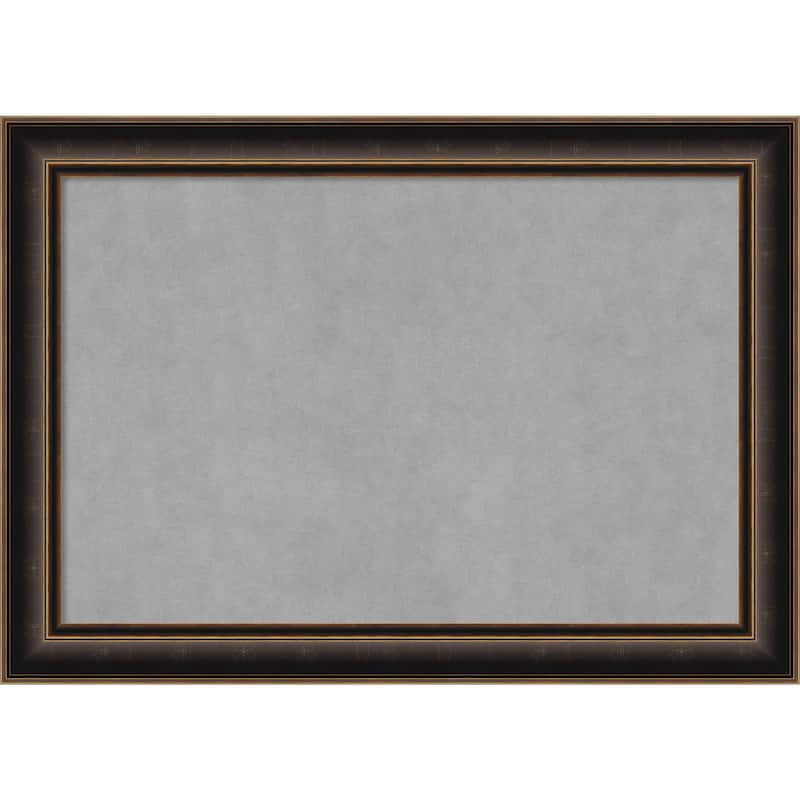 Amanti Art Villa Oil Rubbed Bronze Framed Magnetic Board