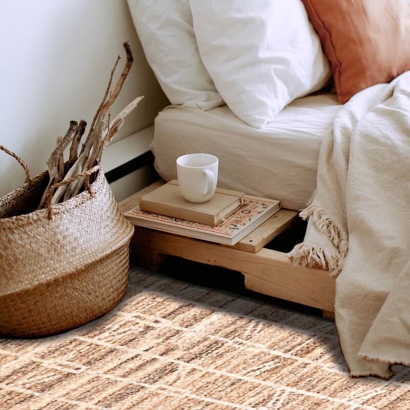 ECARPETGALLERY Hand-knotted Tangier Ivory Wool Rug - 5'2 x 8'0