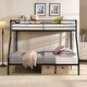 preview thumbnail 5 of 13, Twin Over Full Metal Bunk Bed with Large Under-Bed Storage, Easy Assembly
