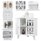preview thumbnail 5 of 32, Corner Sideboard Cabinet Free-Standing Corner Storage Organizer