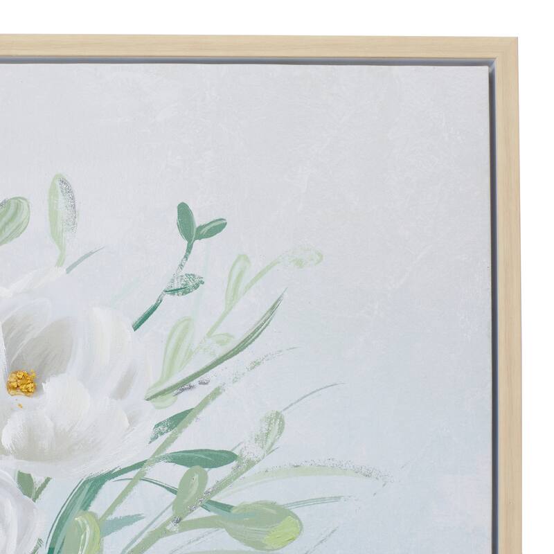 White Polystone French Country Framed Wall Art
