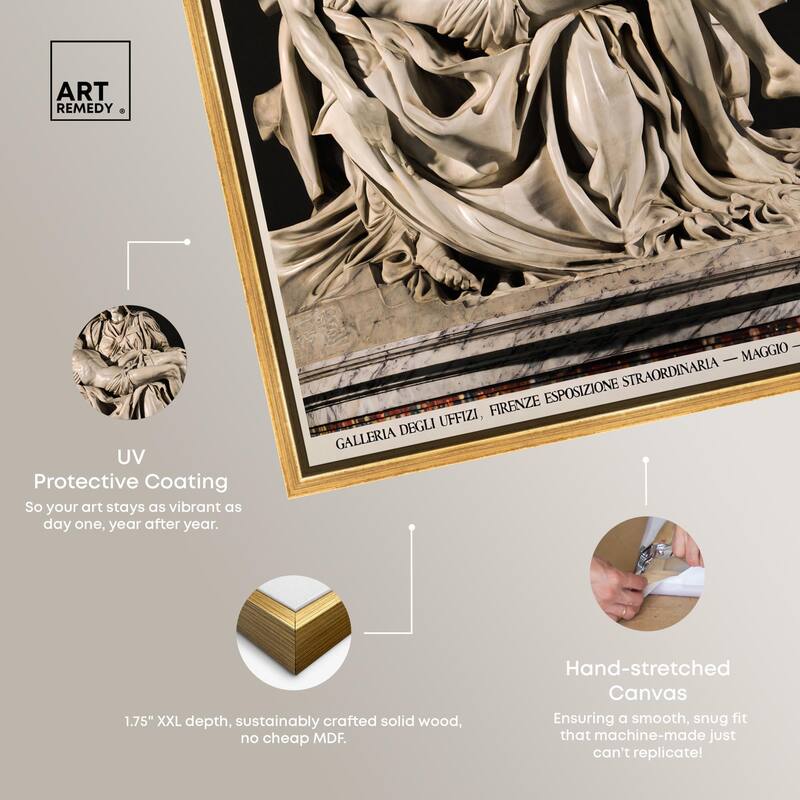 Marble Lamentation Canvas by Art Remedy