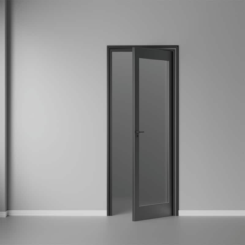 24 X 80 X 5 inch 1-Lite Glass French Interior Door