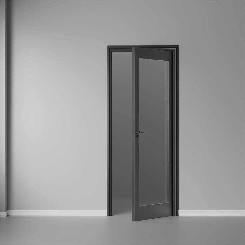 32 X 80 X 5 inch 1-Lite Glass French Interior Door