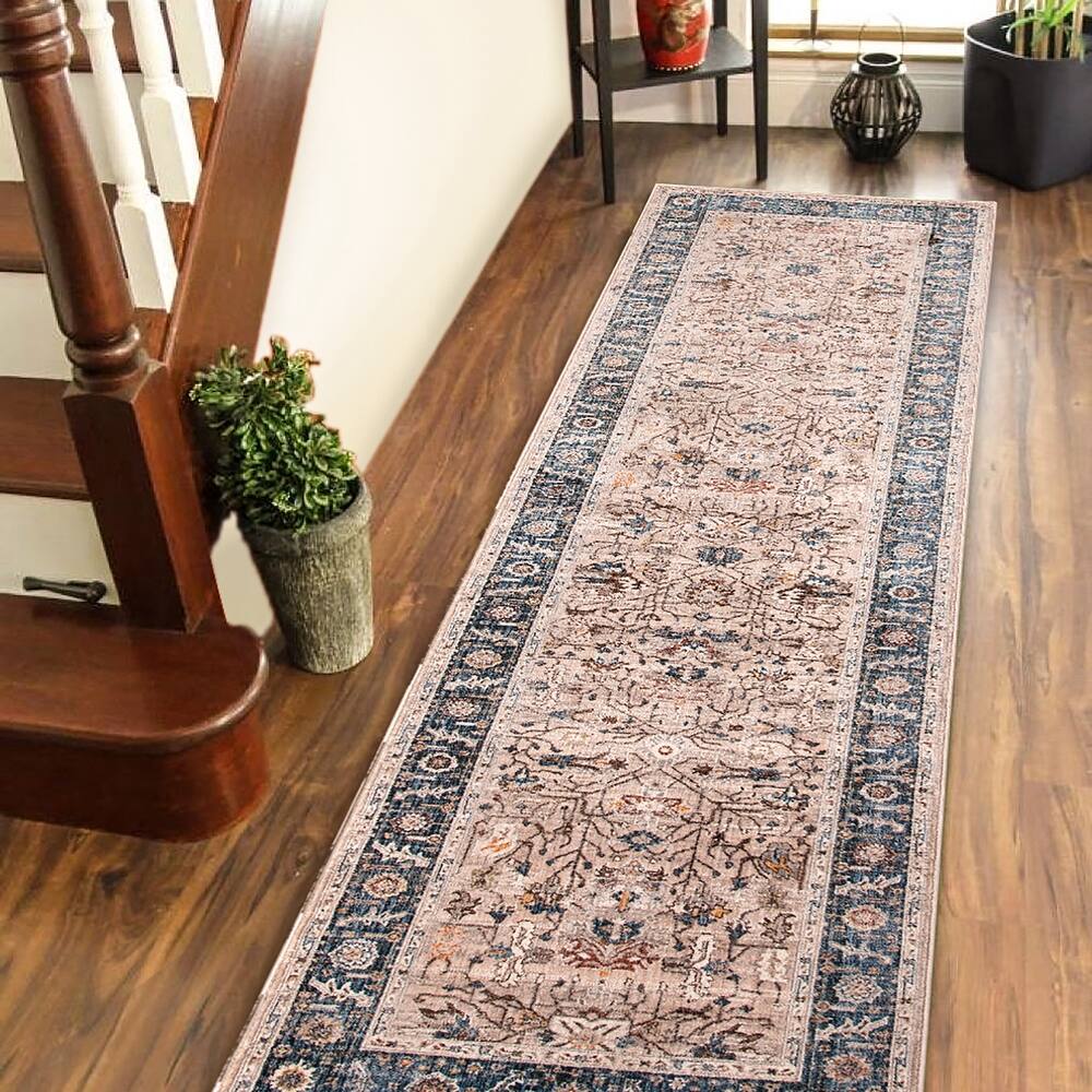Arcelina Northam Oriental Polyester Area Rug