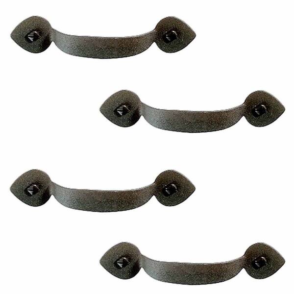 slide 1 of 3, Drawer Pulls Heart Wrought Iron Rustproof Finish 3 1/2 Boring Renovators Supply