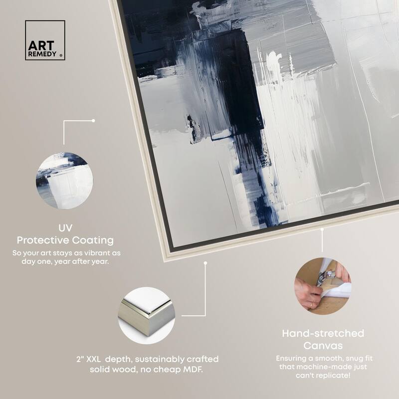 Porcelain Blue on White II Canvas by Art Remedy