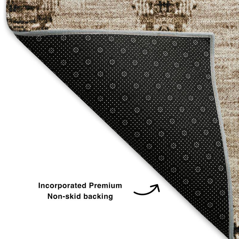 Premium Washable Super Soft Moroccan Boho Mayfield Rug