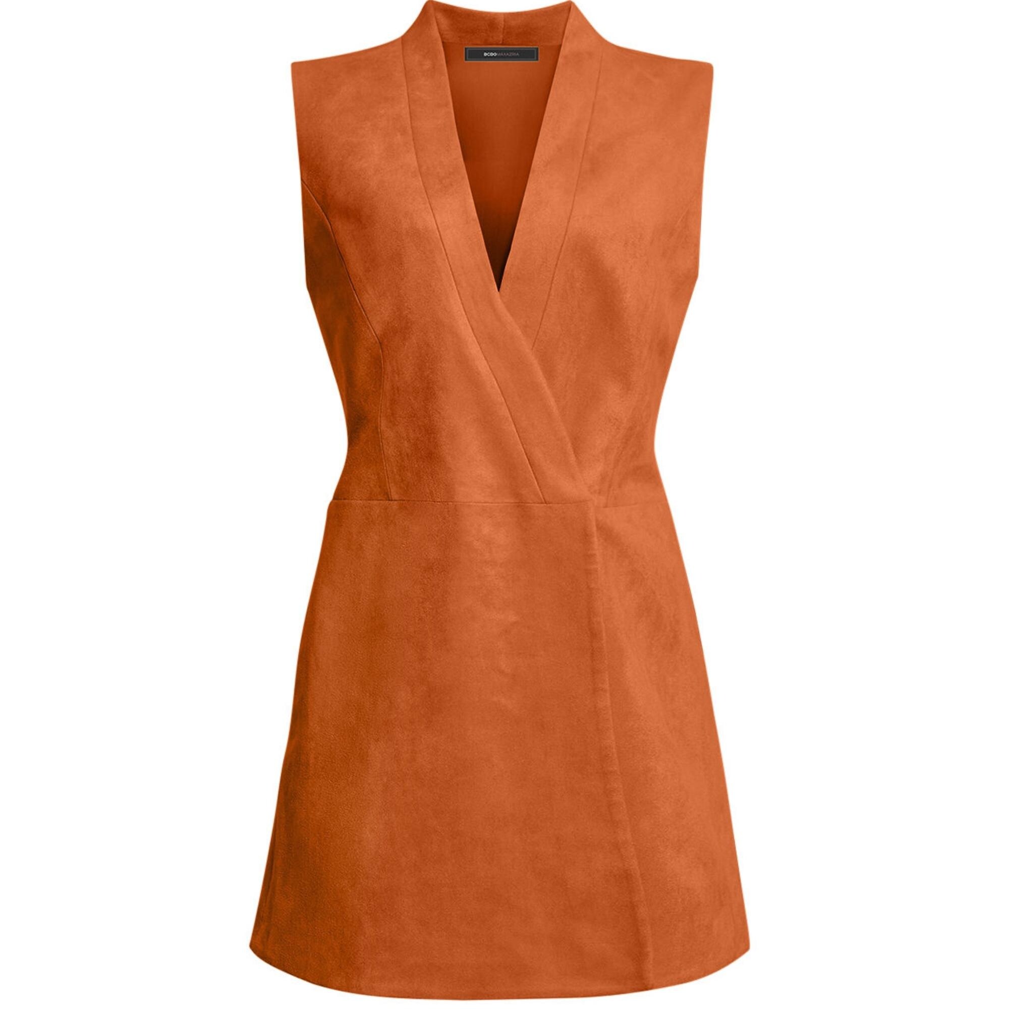 bcbg faux suede mini dress