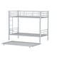 preview thumbnail 14 of 13, Heavy-duty Sturdy Meta Twin over Twin with Trundle Bunk Bed