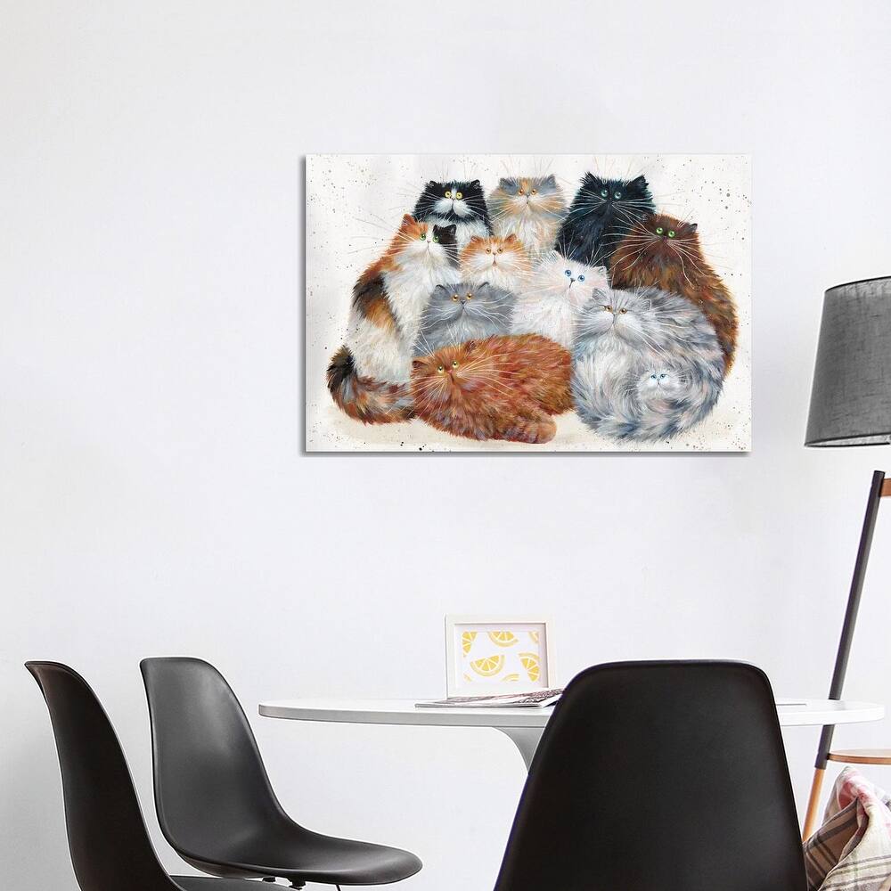 iCanvas "Fluffy Eleven" by Kim Haskins Canvas Print
