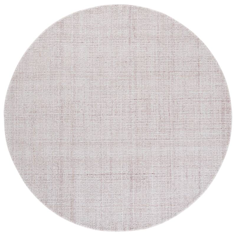 SAFAVIEH Handmade Renewal Linzee Modern Rug - 6' Round - Blush Pink