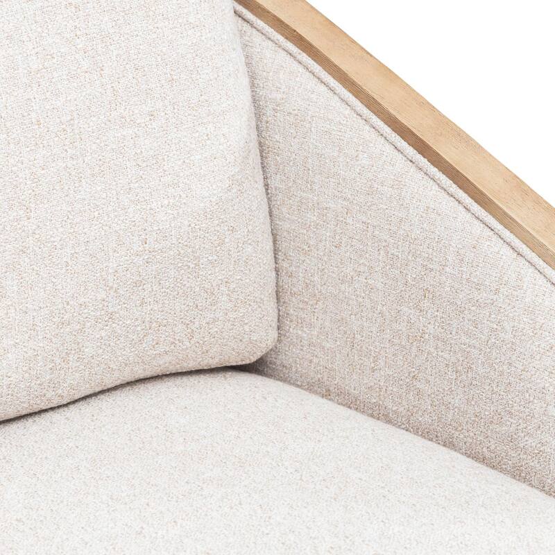 Liberty Furniture Nora Upholstered Swivel Accent Chair -Light Brown, Dark Brown - Width 32" x Depth 35" x Height 32"