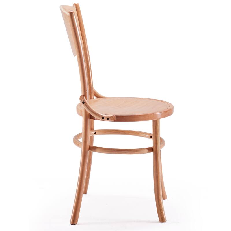 Solid Wood Dining Set of 2, Rustic Farmhouse Kitchen & Dining Room Chairs, Mid Century Table Chairs, Fully Assembled