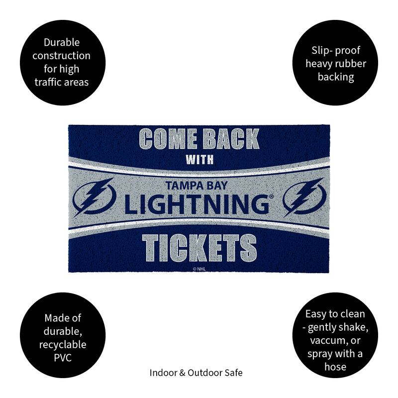 St Louis Blues 28 in. x 16 in. PVC "Come Back With Tickets" Trapper Door Mat