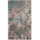 preview thumbnail 71 of 106, SAFAVIEH Monaco Shiloh Boho Abstract Modern Watercolor Area Rug 3' x 5' - Grey/Light Blue - Rectangle