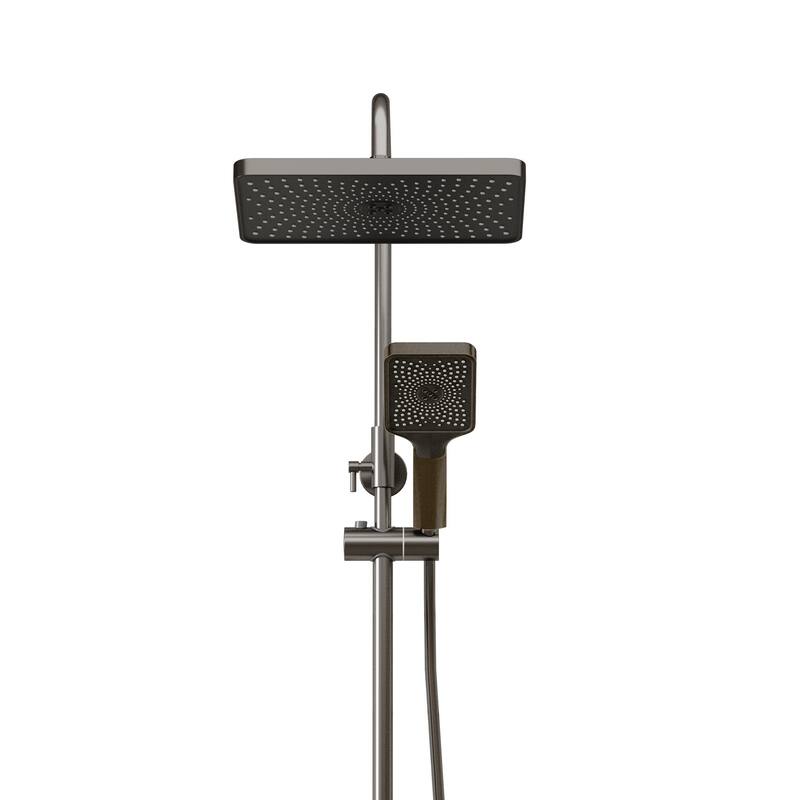 Rain Shower System Set,Led Digital Temperature Display,Waterfall Spout