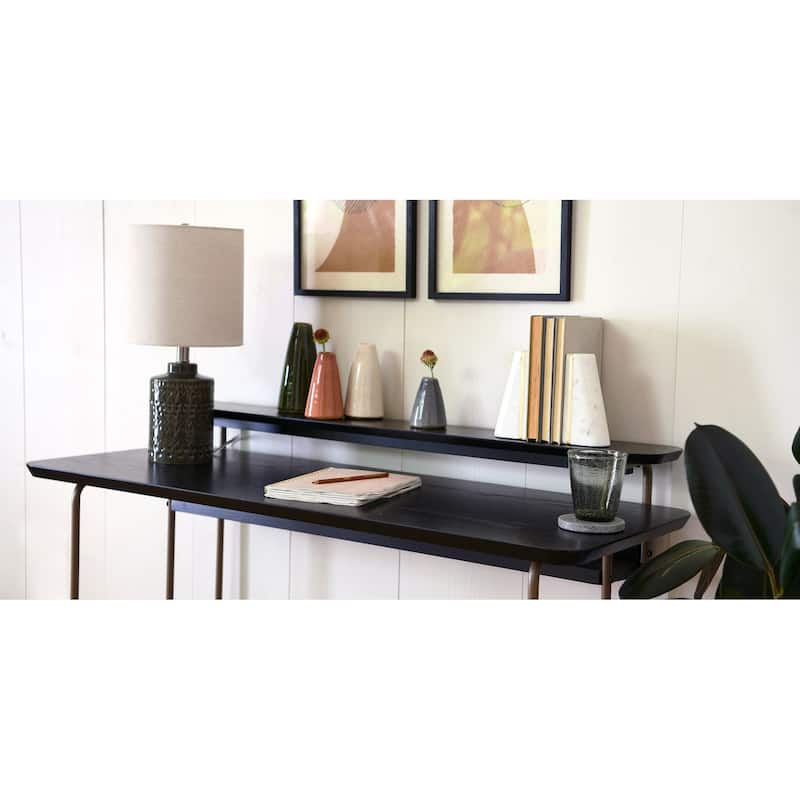 Computer Desk with Wood Veneer