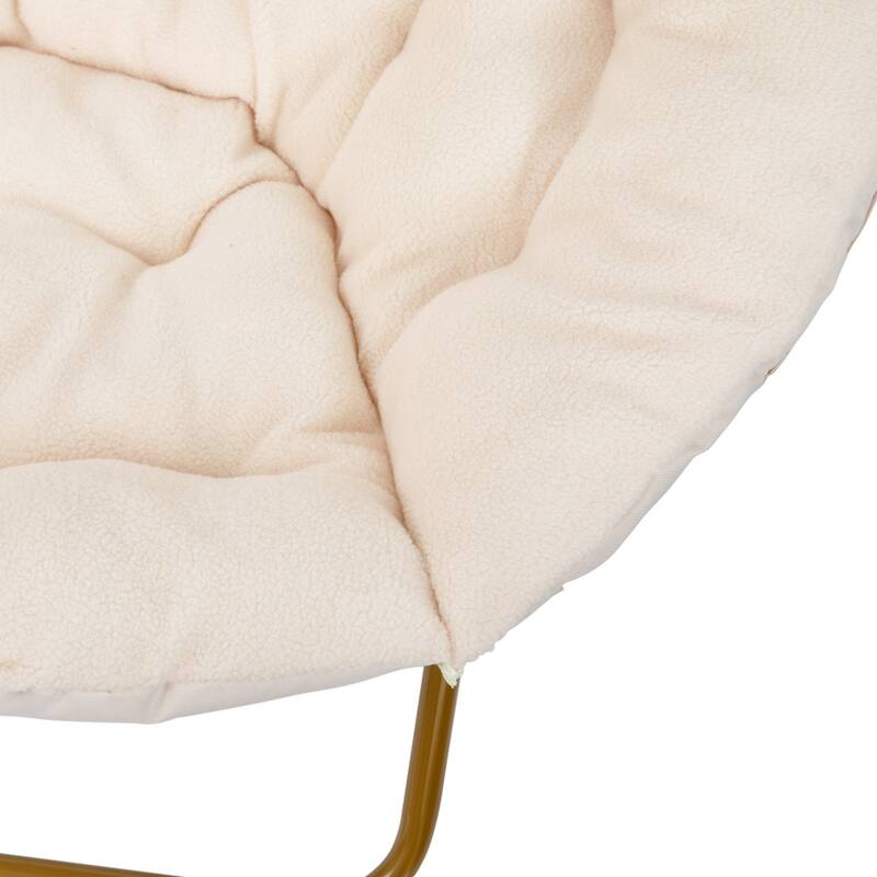 Folding XL Saucer Chair for Dorm or Bedroom