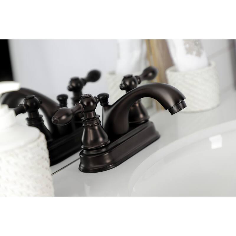 Kingston Brass American Classic 4 in. Centerset Bathroom Faucet