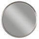 preview thumbnail 1 of 1, Uttermost Serenza Large Contemporary Round Beveled Wall Mirror Silver Leaf
