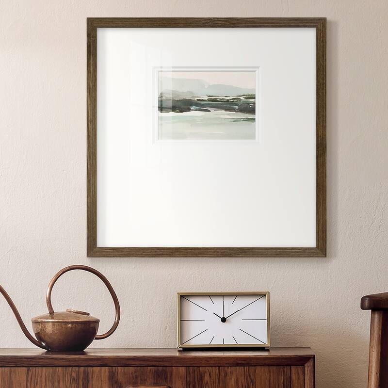 Turquoise Marsh IPremium Framed Print