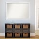 preview thumbnail 150 of 190, Wall Mirror Choose Your Custom Size - Extra Large, Blanco White Wood