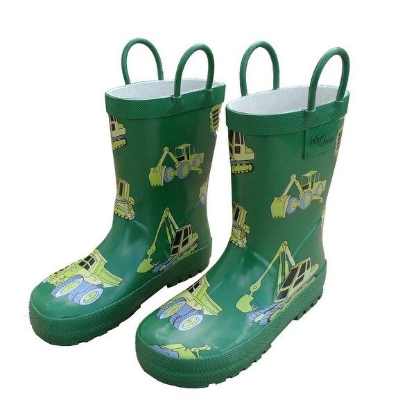 boys green rainboots