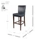 preview thumbnail 8 of 25, NPD Furniture Milton Bonded Leather Bar Stool