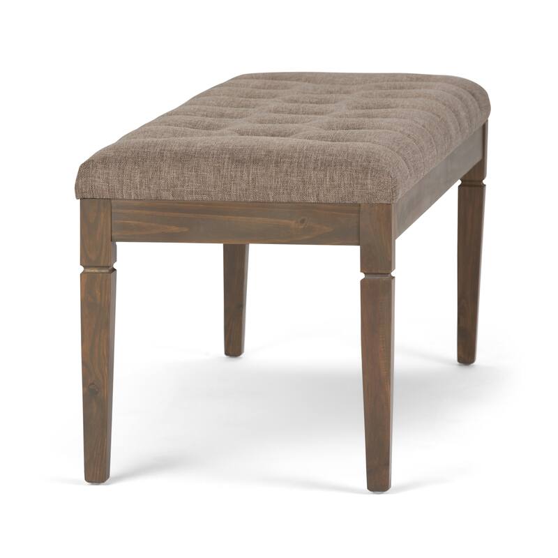 WYNDENHALL Hopewell 48 inch Wide Traditional Rectangle Ottoman Bench
