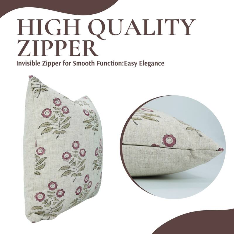 Viscose linen pink sofa Cover - NEHA