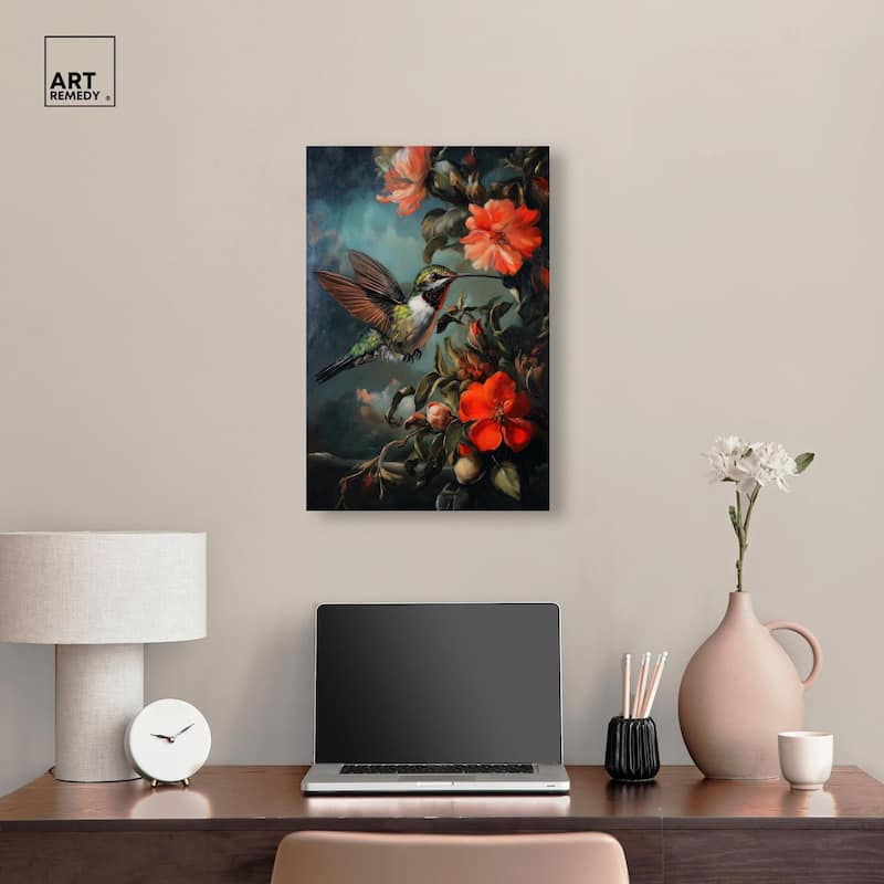 Whirring Wings II Canvas by Art Remedy, Gallery Wrapped