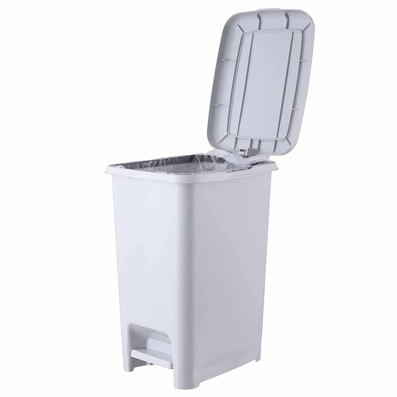 2.5 Gal Slim Pedal Step On Trash Can