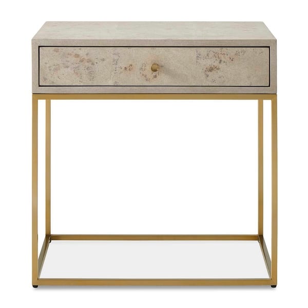 slide 2 of 8, Uttermost Pembrook Light Washed Side Table