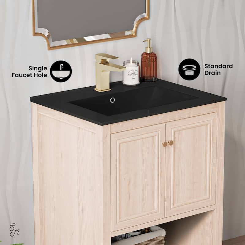 Swiss Madison SM-BV0601 Chateau 24" Free Standing Single Basin Vanity