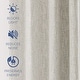 preview thumbnail 83 of 90, Linen Texture 100% Blackout Grommet Curtain Pair(2 panels)