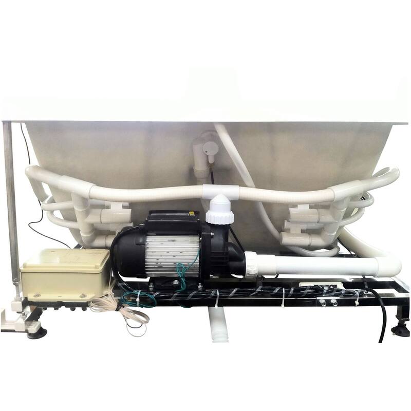 Eago 47-1/4" Soaking Bathtub for Corner Installations with Right Drain