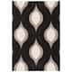 SAFAVIEH Florida Shag Bertille Geometric 1.2-inch Thick Rug
