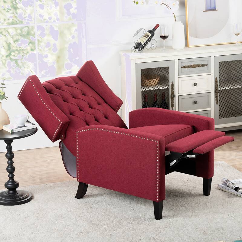 Modern Manual Wing Chair Recliner For Living Room